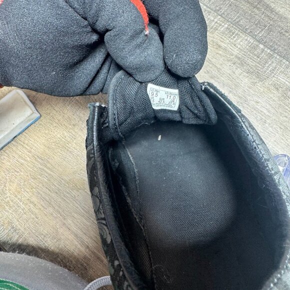 Vans Old Skool Tapestry Black Suede/Canvas Sneaker Women's Size 11 - Picture 5 of 7